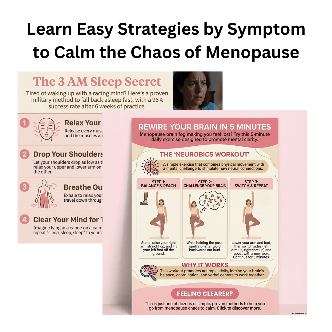 Menopause Chaos to Calm in Days - A Simple 5 Step Method Focused on One Symptom at a Time